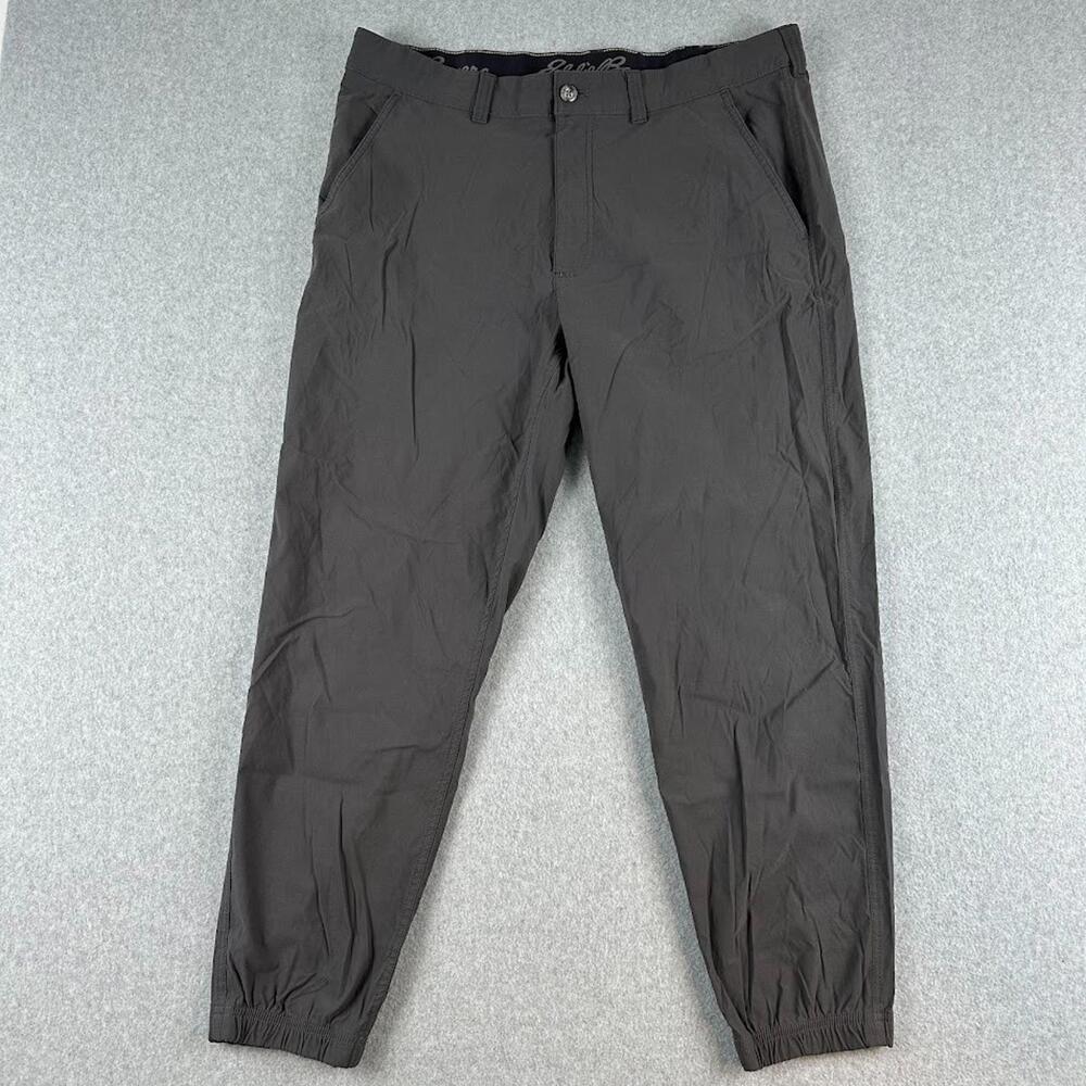 Eddie Bauer Cargo Joggers 38 Gray Tapered Athleisure Stretch‎ 37x29 Hiking